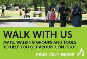 Maps, walking groups and tools to help you get around on foot