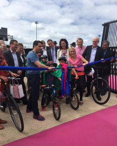 cycleway opening ceremony